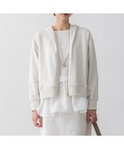 【23区/NIJYUSANKU】の【VERY3月号掲載/洗える】コットンテリー ジップアップ フーディー アイボリー系|ID: prp329100004843443 ipo3291000000035298779