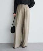 【イェッカ ヴェッカ/YECCA VECCA】のタックワイドパンツ Gray Beige|ID: prp329100004843444 ipo3291000000035575486