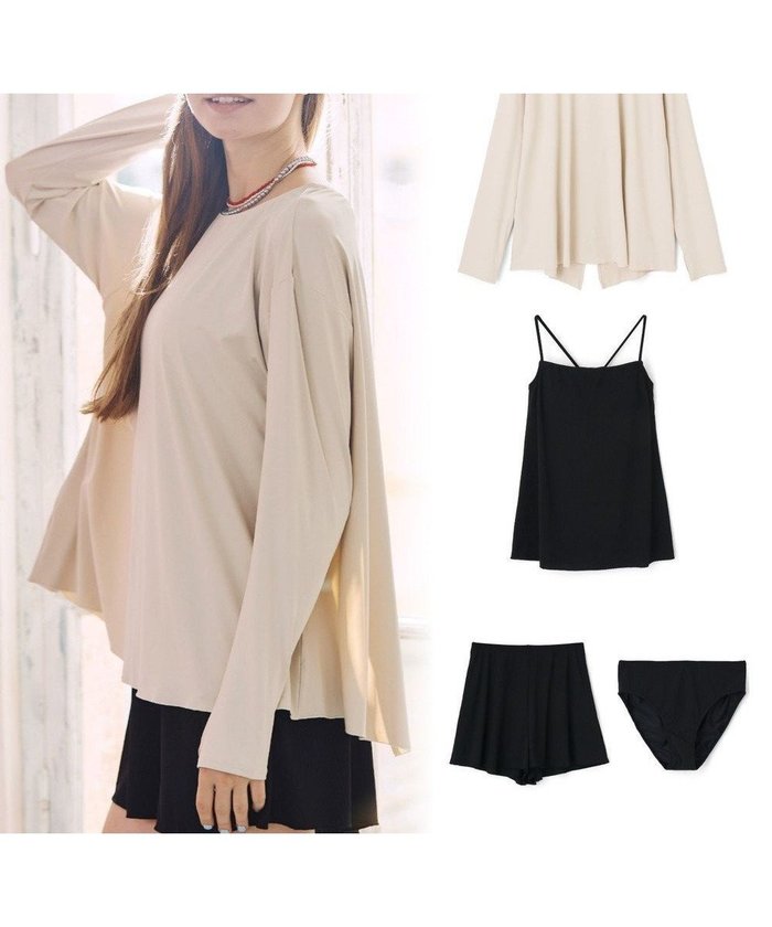 【三愛水着楽園/San-ai Resort】のWEB限定商品 4点セット 9M・11L・13L 【San-ai Resort(サンアイリゾート)】 インテリア・キッズ・メンズ・レディースファッション・服の通販 founy(ファニー) https://founy.com/ ファッション Fashion レディースファッション Fashion for Women 水着 Swimwear レディース水着・ビーチウェア Swimwear & Beachwear とろみ Fluid, Flowy Fabric なめらか Smooth, Silky Texture アンダー Underwear Essentials フレア Flare, Flared ポケット Pocket, Pocket Detail ラップ Wrap, Wrap Design ワイヤー Wire, Wired Bra 夏 Summer S/S・春夏 SS, Spring/Summer, Warm Season 水着 Swimsuit, Swimwear A/W・秋冬 Autumn/Winter 長袖 Long Sleeve, Full Sleeve |ID: prp329100004843448 ipo3291000000035636235