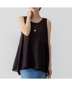 【23区/NIJYUSANKU】の【洗える】ナチュラルコットンベア タフタコンビ タンクトップ 人気、トレンドファッション・服の通販 founy(ファニー) ファッション Fashion レディースファッション Fashion for Women トップス・カットソー Cut & Sew Tops 春 Spring 洗える Machine Washable カットソー Cut and Sewn Top クロップド Cropped, Short Length コンパクト Compact, Small Size コンビ Combo, Combination Style シアー Sheer, See-Through ストレッチ Stretch, Stretchy Fabric タフタ Taffeta, Structured Fabric タンク Tank Top, Sleeveless Top なめらか Smooth, Silky Texture ベーシック Basic, Essential ペプラム Peplum, Flared Hem ボトム Bottoms, Lower Wear メッシュ Mesh, Net Fabric ワイド Wide, Wide Fit S/S・春夏 SS, Spring/Summer, Warm Season おすすめ Recommended / Our Picks 夏 Summer 2025年 2025 2025春夏・S/S Spring/Summer 2025 SS25 thumbnail ダークブラウン系|ID: prp329100004843452 ipo3291000000035298982