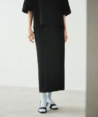 【ハッシュニュアンス/#Newans】の【金子綾さんインスタライブご紹介アイテム】(セットアップ可能)ふくれジャガード タイトスカート ブラック|ID: prp329100004843462 ipo3291000000035299304