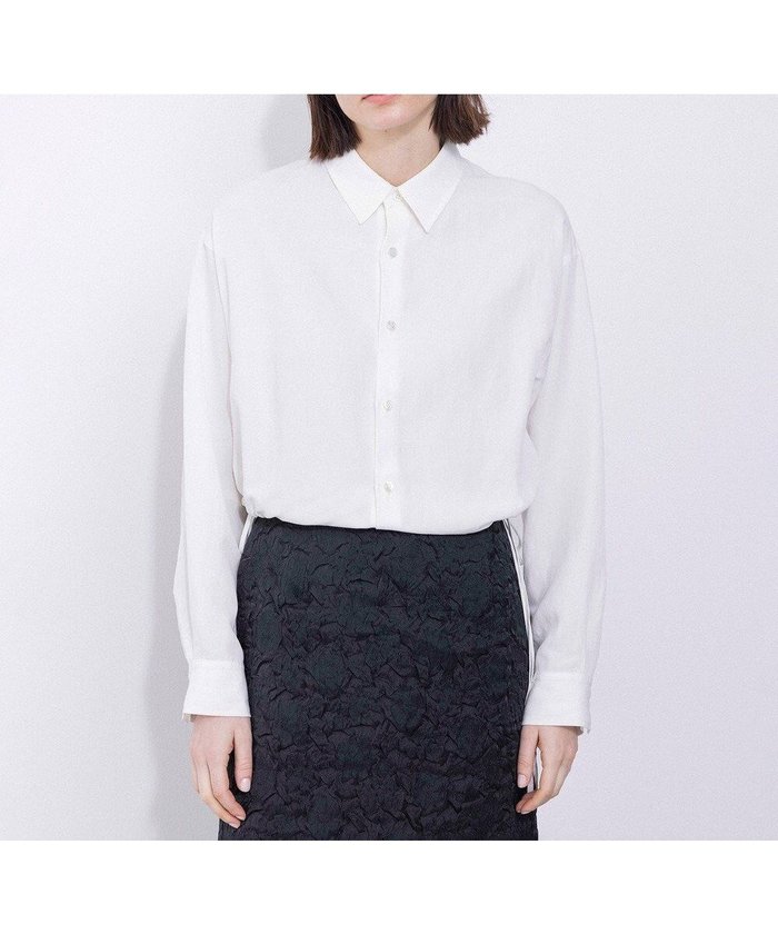 【ネイヴ/NAVE】の【Nave・セットアップ可】ヴィスコースリネン シャツ インテリア・キッズ・メンズ・レディースファッション・服の通販 founy(ファニー) https://founy.com/ ファッション Fashion レディースファッション Fashion for Women トップス・カットソー Cut & Sew Tops シャツ・ブラウス・オフィスカジュアル Elegant Blouses & Button-Ups セットアップ Matching Sets レディーストップス・ブラウス Tops & Blouses / Assorted Women's Tops おすすめ Recommended / Our Picks スーツ Suit, Formalwear セットアップ Set-Up, Coordinated Outfit ドローコード Drawcord, Drawstring Cord リネン Linen, Linen Fabric 夏 Summer 春 Spring S/S・春夏 SS, Spring/Summer, Warm Season |ID: prp329100004843463 ipo3291000000035299308