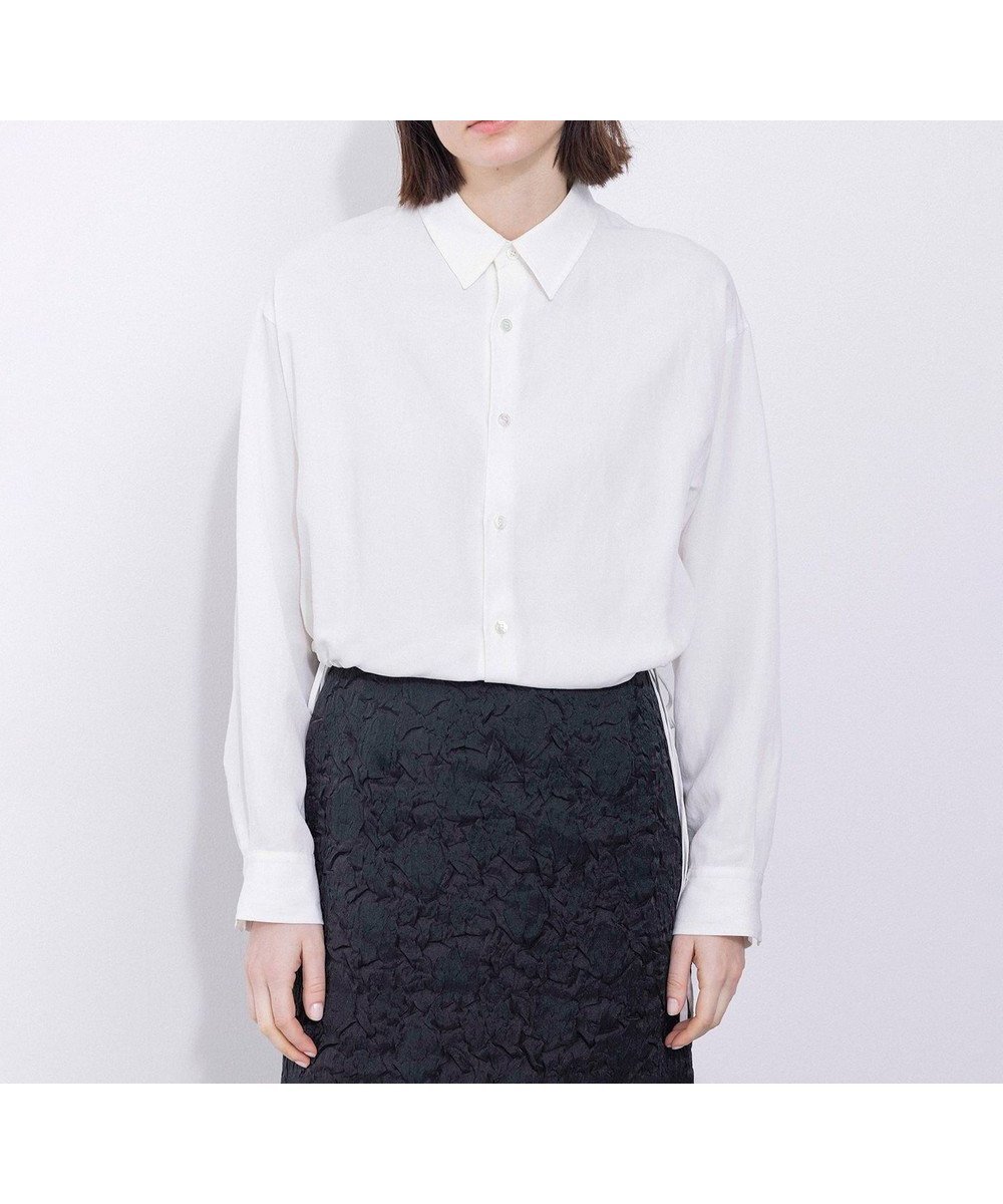 【ネイヴ/NAVE】の【Nave・セットアップ可】ヴィスコースリネン シャツ インテリア・キッズ・メンズ・レディースファッション・服の通販 founy(ファニー) ファッション Fashion レディースファッション Fashion for Women トップス・カットソー Cut & Sew Tops シャツ・ブラウス・オフィスカジュアル Elegant Blouses & Button-Ups セットアップ Matching Sets レディーストップス・ブラウス Tops & Blouses / Assorted Women's Tops おすすめ Recommended / Our Picks スーツ Suit, Formalwear セットアップ Set-Up, Coordinated Outfit ドローコード Drawcord, Drawstring Cord リネン Linen, Linen Fabric 夏 Summer 春 Spring S/S・春夏 SS, Spring/Summer, Warm Season アイボリー系|ID: prp329100004843463 ipo3291000000035572662