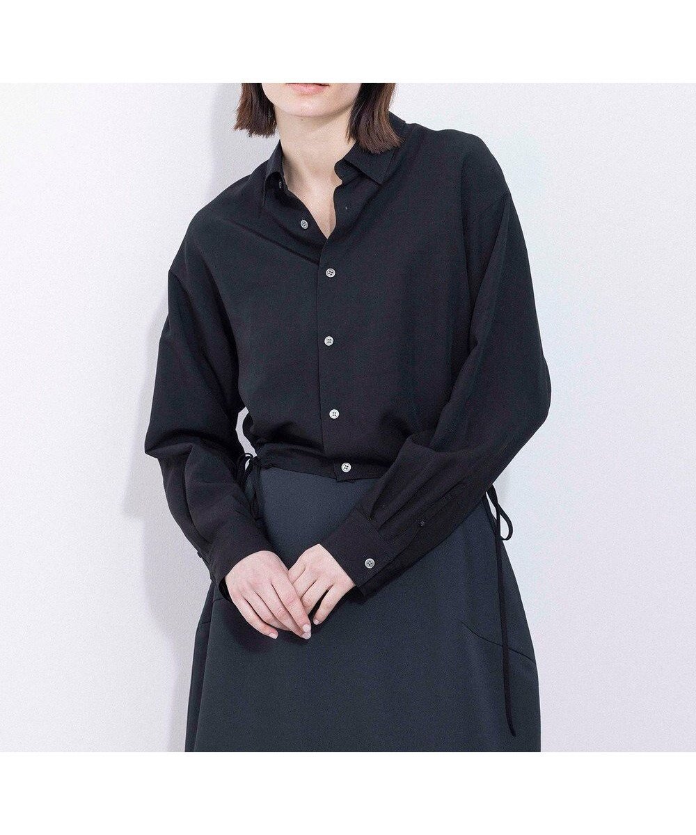 【ネイヴ/NAVE】の【Nave・セットアップ可】ヴィスコースリネン シャツ インテリア・キッズ・メンズ・レディースファッション・服の通販 founy(ファニー) ファッション Fashion レディースファッション Fashion for Women トップス・カットソー Cut & Sew Tops シャツ・ブラウス・オフィスカジュアル Elegant Blouses & Button-Ups セットアップ Matching Sets レディーストップス・ブラウス Tops & Blouses / Assorted Women's Tops おすすめ Recommended / Our Picks スーツ Suit, Formalwear セットアップ Set-Up, Coordinated Outfit ドローコード Drawcord, Drawstring Cord リネン Linen, Linen Fabric 夏 Summer 春 Spring S/S・春夏 SS, Spring/Summer, Warm Season ブラック系|ID: prp329100004843463 ipo3291000000035572663