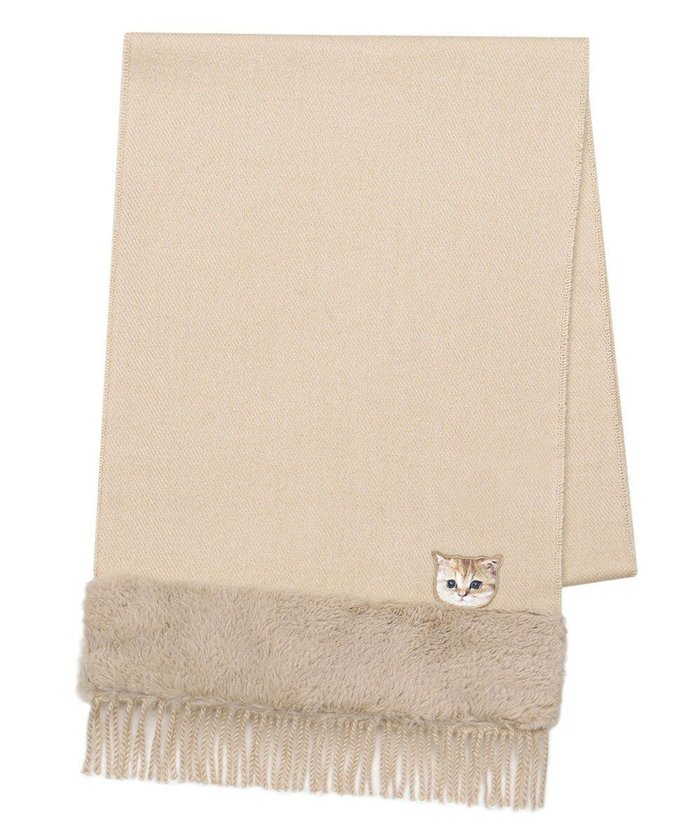 【ムーンバット/MOONBAT】のPAUL JOE ACCESSOIRES ヌネットワッペン×ファームースタッチマフラー(パッケージ入り) インテリア・キッズ・メンズ・レディースファッション・服の通販 founy(ファニー) https://founy.com/ ファッション Fashion レディースファッション Fashion for Women マフラー・スヌード / 冬小物の定番 Scarves & Mufflers アニマル Animal Print コレクション Collection, Seasonal Line シンプル Simple, Minimal スヌード Snood, Infinity Scarf 猫 Cat, Kitty パターン Pattern, Design Print フェイクファー Faux Fur, Imitation Fur フラワー Flower, Floral プリント Print, Printed Pattern マフラー Scarf, Muffler モチーフ Motif, Design Theme 無地 Plain, Solid Color A/W・秋冬 Autumn/Winter |ID: prp329100004843471 ipo3291000000035299505