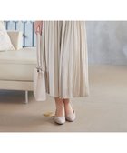 【ティアクラッセ/Tiaclasse】の【安田美沙子さん着用】ヴィンテージサテンプリーツスカート アイボリー|ID: prp329100004843475 ipo3291000000035586779