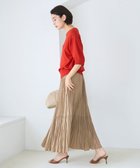 【アンフィーロ 自由区/UNFILO】のワッシャープリーツスカート 人気、トレンドファッション・服の通販 founy(ファニー) ファッション Fashion レディースファッション Fashion for Women スカート Skirts プリーツスカート / 上品フェミニンスタイル Pleated Skirts ティアード Tiered, Tiered Style プリーツ Pleats, Pleated ランダム Random, Irregular 夏 Summer 春 Spring S/S・春夏 SS, Spring/Summer, Warm Season thumbnail ベージュ|ID: prp329100004843481 ipo3291000000035299673