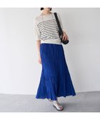 【アンフィーロ 自由区/UNFILO】のワッシャープリーツスカート 人気、トレンドファッション・服の通販 founy(ファニー) ファッション Fashion レディースファッション Fashion for Women スカート Skirts プリーツスカート / 上品フェミニンスタイル Pleated Skirts ティアード Tiered, Tiered Style プリーツ Pleats, Pleated ランダム Random, Irregular 夏 Summer 春 Spring S/S・春夏 SS, Spring/Summer, Warm Season thumbnail ブルー|ID: prp329100004843481 ipo3291000000035299676