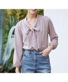 【ティアクラッセ/Tiaclasse】のリボンタイブラウス グレージュ|ID: prp329100004843484 ipo3291000000035763682