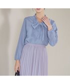 【ティアクラッセ/Tiaclasse】のリボンタイブラウス ブルー|ID: prp329100004843484 ipo3291000000035763687