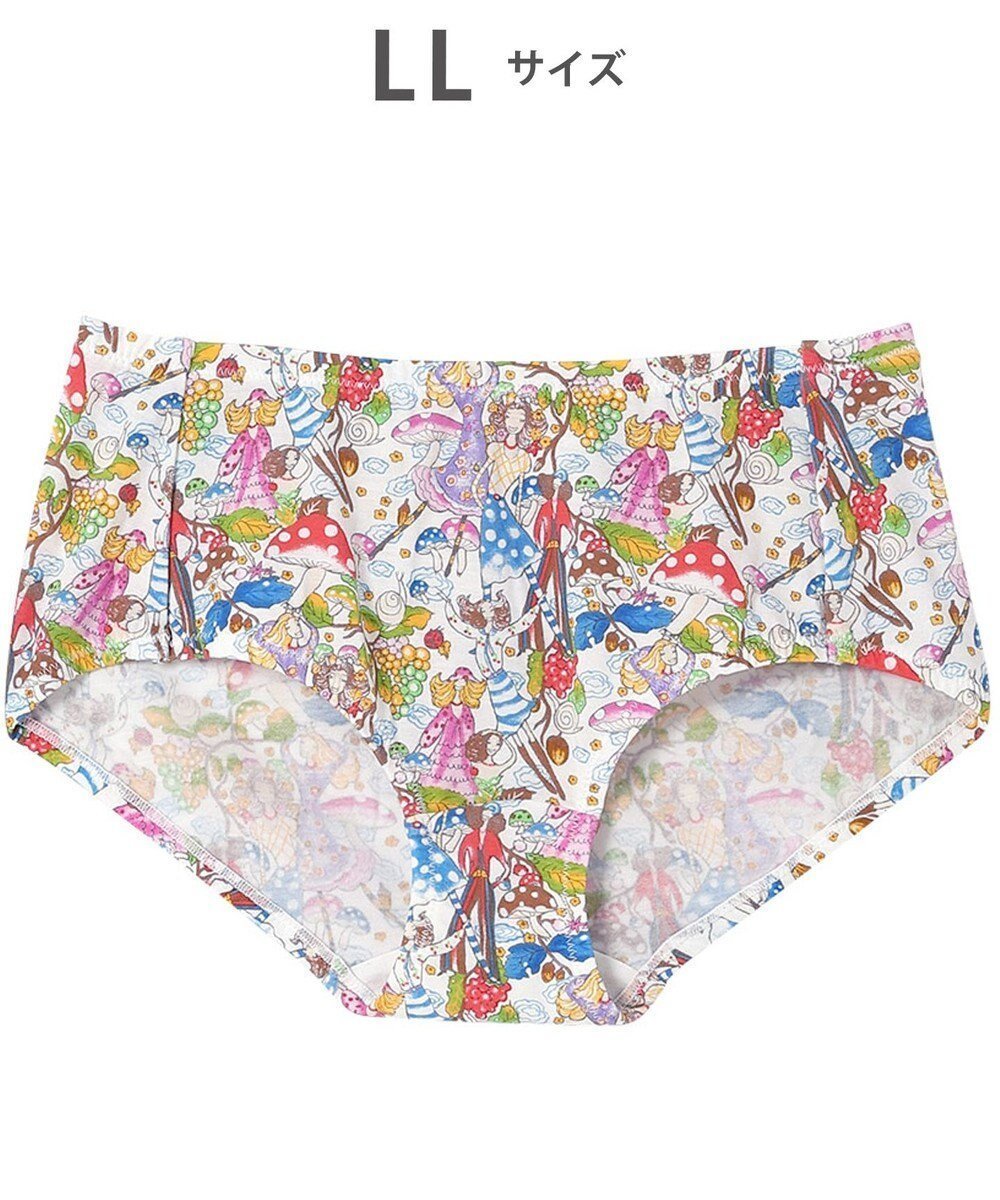 【ツモリチサト スリープ/tsumori chisato SLEEP】のツモリチサト ショーツ ベア天竺 伸縮性がよい UBX556・UCX556とペア tsumori chisato SLEEP UPX557 /ワコール インテリア・キッズ・メンズ・レディースファッション・服の通販 founy(ファニー) 　ファッション　Fashion　レディースファッション　Fashion for Women　カラフル　Colorful Design　ショーツ　Shorts, Short Pants　シンプル　Simple, Minimal　パジャマ　Pajamas, Sleepwear　秋　Autumn　アイボリー|ID: prp329100004843495 ipo3291000000036326882