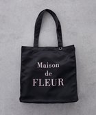 【メゾンドフルール/Maison de FLEUR】のブランドロゴ発泡プリントスクエアトート 人気、トレンドファッション・服の通販 founy(ファニー) ファッション Fashion レディースファッション Fashion for Women バッグ Bags おすすめ Recommended / Our Picks チャーム Charm, Pendant プリント Print, Printed Pattern 人気 Popular, Best Seller ビジネス 仕事 通勤 Business / Work / Commuting thumbnail Black|ID: prp329100004843502 ipo3291000000036293629