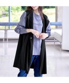 【ティアクラッセ/Tiaclasse】の【洗える】バックタックロングジレ ブラック|ID: prp329100004843503 ipo3291000000035763874