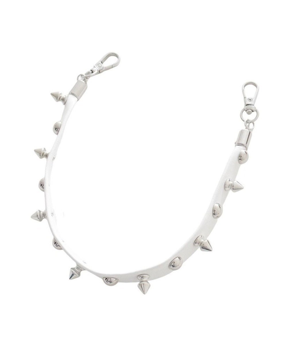 【ウィゴー/WEGO】のスタッズハンドストラップ インテリア・キッズ・メンズ・レディースファッション・服の通販 founy(ファニー) 　ファッション　Fashion　レディースファッション　Fashion for Women　スポーツウェア　Functional & Stylish Sportswear　アクセサリー　Fashion Accessories　スポーツ　Sports, Activewear　スマホ　Smartphone, Mobile Device　トレンド　Trend, Trending Now　ポーチ　Pouch, Small Case　モバイル　Mobile, Smartphone　ラップ　Wrap, Wrap Design　おすすめ　Recommended / Our Picks　スマホケース　Smartphone Case　ホワイト|ID: prp329100004843531 ipo3291000000035300789