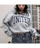 【ウィゴー/WEGO】のグラフィックハーフジップスウェット 人気、トレンドファッション・服の通販 founy(ファニー) ファッション Fashion レディースファッション Fashion for Women トップス・カットソー Cut & Sew Tops レディースパーカー・カジュアルフーディー Casual Hoodies & Sweatshirts スウェット・クルーネックトップス Sweatshirts & Crewnecks / Relaxed Fit Sweat Tops インナー Innerwear 春 Spring 秋 Autumn カーゴパンツ Cargo Pants, Utility Pants グラフィック Graphic, Graphic Design ジップ Zip, Zipper スマホ Smartphone, Mobile Device トレンド Trend, Trending Now パーカー Hoodie, Parka ボトム Bottoms, Lower Wear ワイド Wide, Wide Fit 冬 Winter / This Winter S/S・春夏 SS, Spring/Summer, Warm Season おすすめ Recommended / Our Picks 夏 Summer thumbnail 杢グレー|ID: prp329100004843537 ipo3291000000035519592