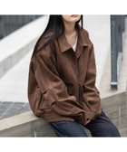 【ウィゴー/WEGO】の【ユニセックス着用ITEM/MLサイズ展開】フライトジャケット ブラウン|ID: prp329100004843542 ipo3291000000035572420