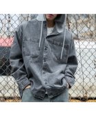 【ウィゴー/WEGO】のデニムフードシャツ(LS) 人気、トレンドファッション・服の通販 founy(ファニー) ファッション Fashion レディースファッション Fashion for Women トップス・カットソー Cut & Sew Tops シャツ・ブラウス・オフィスカジュアル Elegant Blouses & Button-Ups ヴィンテージ Vintage Style 春 Spring 秋 Autumn シンプル Simple, Minimal スウェット / スエット Sweatshirt, Sweatwear スマホ Smartphone, Mobile Device デニム Denim, Jeans Material トレンド Trend, Trending Now ドッキング Docking, Mixed Material 長袖 Long Sleeve, Full Sleeve ポケット Pocket, Pocket Detail 羽織 Haori, Light Jacket メンズ Men's, Menswear 無地 Plain, Solid Color S/S・春夏 SS, Spring/Summer, Warm Season おすすめ Recommended / Our Picks 夏 Summer thumbnail デニムブラックソノタ|ID: prp329100004843550 ipo3291000000035301333