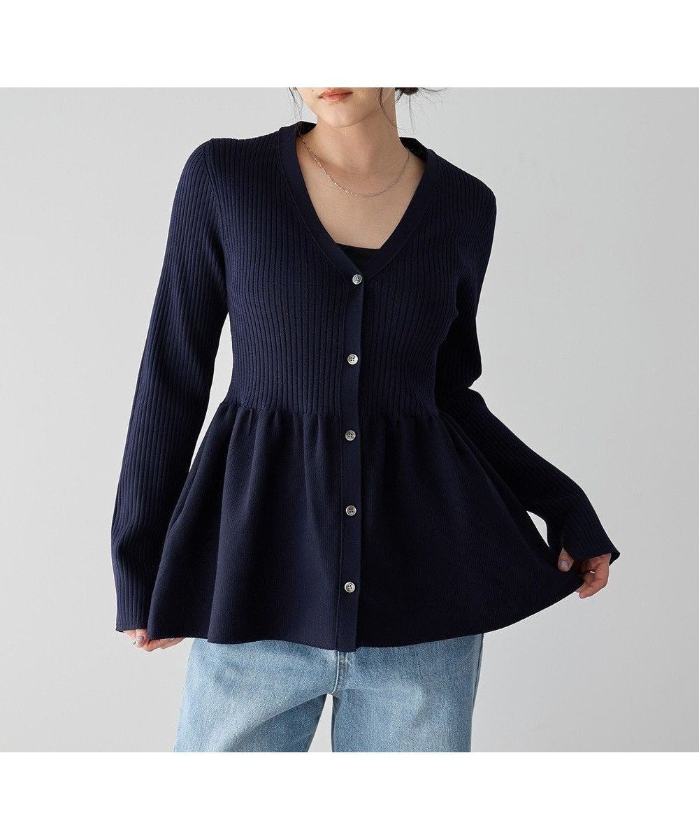 【イェッカ ヴェッカ/YECCA VECCA】のペプラムカーディガン 人気、トレンドファッション・服の通販 founy(ファニー) 　ファッション　Fashion　レディースファッション　Fashion for Women　トップス・カットソー　Cut & Sew Tops　カーディガン・羽織り　Layered Style Cardigans　カーディガン　Cardigan, Knitwear　フィット　Fit, Slim Fit　ペプラム　Peplum, Flared Hem　ポケット　Pocket, Pocket Detail　夏　Summer　春　Spring　S/S・春夏　SS, Spring/Summer, Warm Season　 other-1|ID: prp329100004843567 ipo3291000000035301407