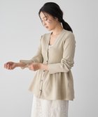 【イェッカ ヴェッカ/YECCA VECCA】のペプラムカーディガン 人気、トレンドファッション・服の通販 founy(ファニー) ファッション Fashion レディースファッション Fashion for Women トップス・カットソー Cut & Sew Tops カーディガン・羽織り Layered Style Cardigans カーディガン Cardigan, Knitwear フィット Fit, Slim Fit ペプラム Peplum, Flared Hem ポケット Pocket, Pocket Detail 夏 Summer 春 Spring S/S・春夏 SS, Spring/Summer, Warm Season thumbnail Beige|ID: prp329100004843567 ipo3291000000035301414