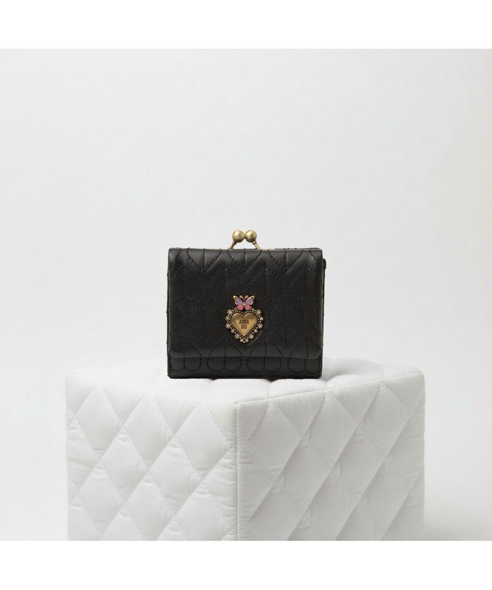 【アナスイ/ANNA SUI】のドリーミー 口金二つ折り財布 人気、トレンドファッション・服の通販 founy(ファニー) 　ファッション　Fashion　レディースファッション　Fashion for Women　ミニ財布・二つ折り財布　Wallets & Card Cases　キルティング　Quilted, Quilting　クラシック　Classic, Timeless Style　財布　Wallet, Purse　定番　Standard, Basic Item　バタフライ　Butterfly, Butterfly Motif　フェミニン　Feminine, Girly　ブローチ　Brooch, Pin Brooch　エレガント 上品　Elegant　ギフト プレゼント　Gift / Present　 other-1|ID: prp329100004843609 ipo3291000000036040037