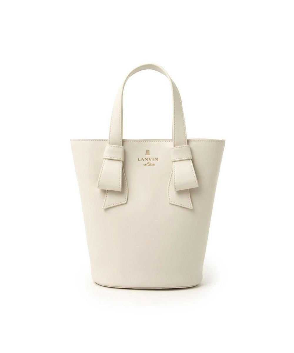 【ランバン オン ブルー/LANVIN en Bleu】のアンス 2wayバッグ インテリア・キッズ・メンズ・レディースファッション・服の通販 founy(ファニー) 　ファッション　Fashion　レディースファッション　Fashion for Women　バッグ　Bags　コンパクト　Compact, Small Size　フェミニン　Feminine, Girly　リボン　Ribbon, Bow　エレガント 上品　Elegant　財布　Wallet, Purse　アイボリー|ID: prp329100004843616 ipo3291000000035302373
