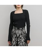 【グレース コンチネンタル/GRACE CONTINENTAL】のスクエアリブニットトップ 人気、トレンドファッション・服の通販 founy(ファニー) ファッション Fashion レディースファッション Fashion for Women トップス・カットソー Cut & Sew Tops ニット Knit Tops & Sweaters インナー Innerwear シンプル Simple, Minimal ジャケット Jacket, Outerwear セーター Sweater, Knitwear フィット Fit, Slim Fit ホリデーシーズン Holiday Season A/W・秋冬 Autumn/Winter thumbnail ブラック|ID: prp329100004843625 ipo3291000000036260304