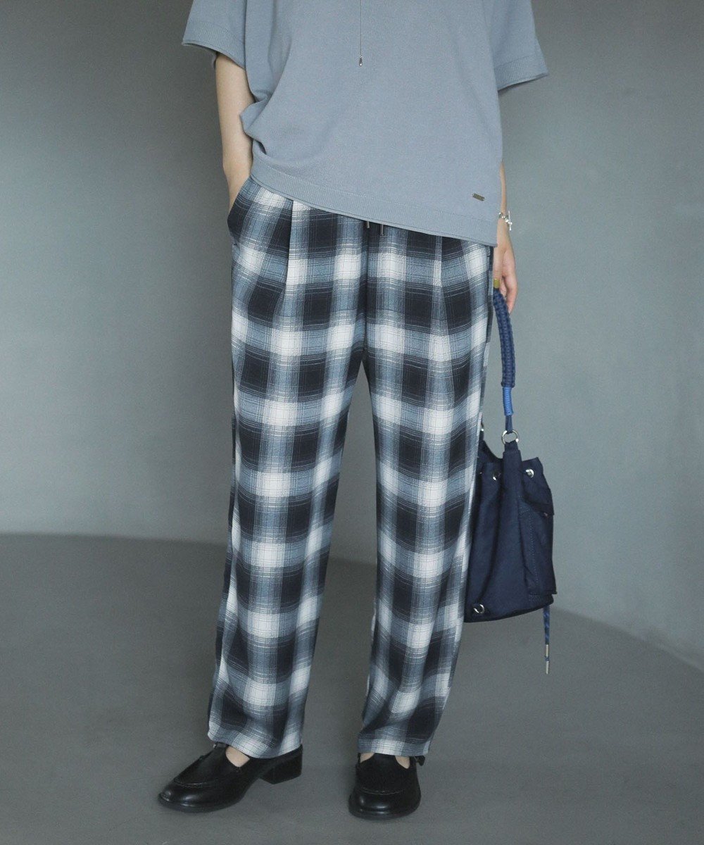 【グリーンパークス/Green Parks】の柄イージーパンツⅤ(テーパード) 人気、トレンドファッション・服の通販 founy(ファニー) 　ファッション　Fashion　レディースファッション　Fashion for Women　パンツ　Pants & Trousers　テーパード　Tapered, Tapered Pants　フロント　Front, Front Design　ポケット　Pocket, Pocket Detail　A/W・秋冬　Autumn/Winter　 other-1|ID: prp329100004843637 ipo3291000000035648553