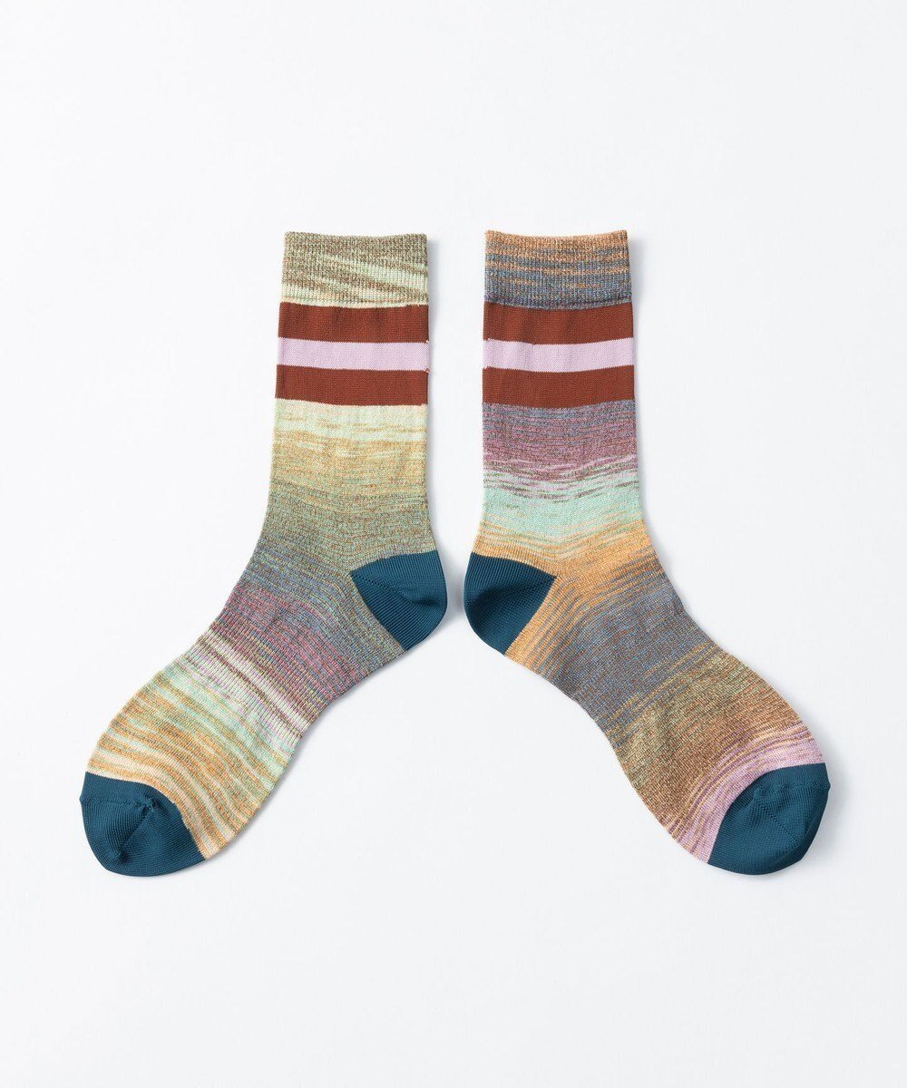 【トリコテ/Tricote】のカスリラインソックス 人気、トレンドファッション・服の通販 founy(ファニー) 　ファッション　Fashion　レディースファッション　Fashion for Women　ソックス&靴下　Socks & Hosiery　レッグウェア・ストッキング　Legwear & Hosiery　おすすめ　Recommended / Our Picks　カラフル　Colorful Design　クラシカル　Classical, Vintage-Inspired　グラデーション　Gradient, Ombre　ソックス　Socks, Hosiery　タンブラー　Tumbler, Travel Mug　ランダム　Random, Irregular　ワンポイント　One Point, Statement Accent　 other-1|ID: prp329100004843647 ipo3291000000035858208