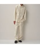 【エイトン/ATON】のHARD WASHED COTTON シャツジャケット - UNISEX OFF WHITE|ID: prp329100004843649 ipo3291000000035858222