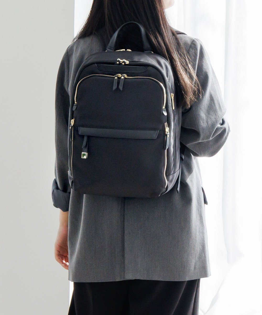 【エースバッグズアンドラゲッジ/ACE BAGS & LUGGAGE】のace. ラプリム リュック レディースビジネス A4 13.3インチサイズ 68801 エース インテリア・キッズ・メンズ・レディースファッション・服の通販 founy(ファニー) ファッション Fashion レディースファッション Fashion for Women バッグ Bags エレガント 上品 Elegant クッション Cushion, Throw Pillow 傘 Umbrella, Parasol 吸水 Absorbent, Quick-Dry 抗菌 Antibacterial, Bacteria-Resistant シルバー Silver, Metallic Silver セットアップ Set-Up, Coordinated Outfit フィット Fit, Slim Fit フロント Front, Front Design ポケット Pocket, Pocket Detail リュック Backpack, Rucksack 再入荷 Restock / Back in Stock スーツケース キャリーケース Suitcase / Carry Case ビジネス 仕事 通勤 Business / Work / Commuting ブラック×ゴールド|ID: prp329100004843674 ipo3291000000035467818