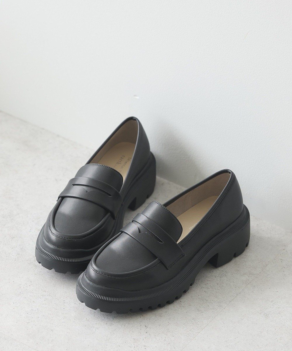 【アースミュージックアンドエコロジー/earth music&ecology】のORiental TRaffic 厚底ローファー インテリア・キッズ・メンズ・レディースファッション・服の通販 founy(ファニー) 　ファッション　Fashion　レディースファッション　Fashion for Women　2025年　2025　2025-2026秋冬・A/W　Autumn/Winter 2025–26 AW25–26　おすすめ　Recommended / Our Picks　シューズ　Shoes, Footwear　シンプル　Simple, Minimal　厚底　Platform Shoes　定番　Standard, Basic Item　A/W・秋冬　Autumn/Winter　Black|ID: prp329100004843679 ipo3291000000035619696