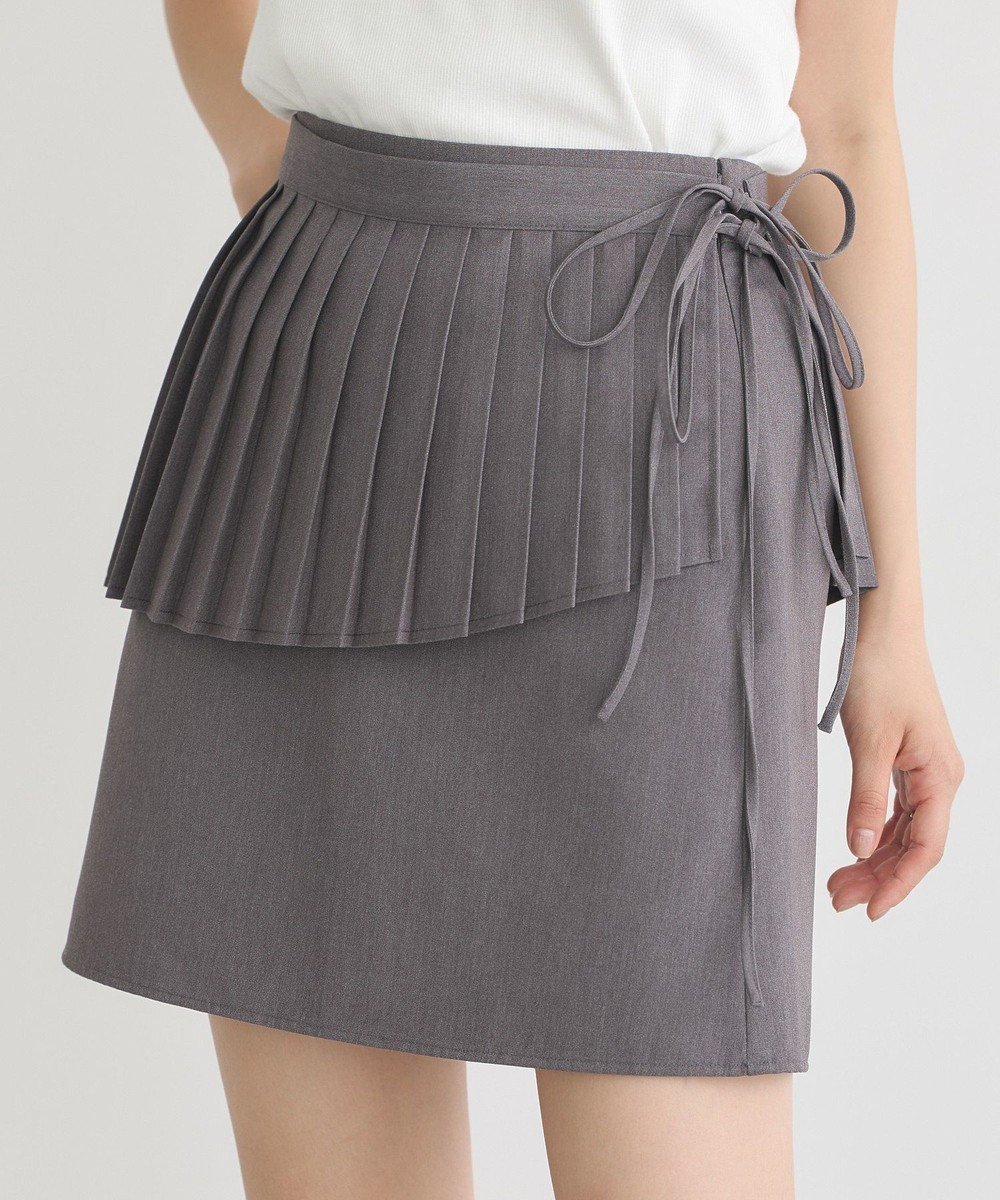 【アースミュージックアンドエコロジー/earth music&ecology】のSET2点プリーツラップスカート+ミニスカート 人気、トレンドファッション・服の通販 founy(ファニー) 　ファッション　Fashion　レディースファッション　Fashion for Women　スカート　Skirts　ミニスカート　Mini Skirts　プリーツスカート / 上品フェミニンスタイル　Pleated Skirts　おすすめ　Recommended / Our Picks　トレンド　Trend, Trending Now　プリーツ　Pleats, Pleated　ボトム　Bottoms, Lower Wear　ポケット　Pocket, Pocket Detail　ミニスカート　Mini Skirt, Short Skirt　A/W・秋冬　Autumn/Winter　 other-1|ID: prp329100004843683 ipo3291000000036245455