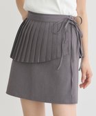 【アースミュージックアンドエコロジー/earth music&ecology】のSET2点プリーツラップスカート+ミニスカート 人気、トレンドファッション・服の通販 founy(ファニー) ファッション Fashion レディースファッション Fashion for Women スカート Skirts ミニスカート Mini Skirts プリーツスカート / 上品フェミニンスタイル Pleated Skirts おすすめ Recommended / Our Picks トレンド Trend, Trending Now プリーツ Pleats, Pleated ボトム Bottoms, Lower Wear ポケット Pocket, Pocket Detail ミニスカート Mini Skirt, Short Skirt A/W・秋冬 Autumn/Winter thumbnail Gray|ID: prp329100004843683 ipo3291000000036245457