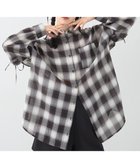 【アースミュージックアンドエコロジー/earth music&ecology】の【2WAY】2wayショルダードロストリボンチェックシャツ 人気、トレンドファッション・服の通販 founy(ファニー) ファッション Fashion レディースファッション Fashion for Women トップス・カットソー Cut & Sew Tops シャツ・ブラウス・オフィスカジュアル Elegant Blouses & Button-Ups おすすめ Recommended / Our Picks ギャザー Gathered, Ruffled シアー Sheer, See-Through スリーブ Sleeve, Long Sleeve / Short Sleeve チェック Check, Plaid, Tartan フォルム Silhouette, Form フレンチ French, French Style ポケット Pocket, Pocket Detail ロング Long, Long-Length 半袖 Short Sleeve, Half Sleeve A/W・秋冬 Autumn/Winter thumbnail Brown|ID: prp329100004843686 ipo3291000000036178266