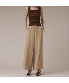 【グレース コンチネンタル/GRACE CONTINENTAL】のフィブリルイージーパンツ ベージュ|ID: prp329100004843709 ipo3291000000035789944