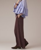 【グレース コンチネンタル/GRACE CONTINENTAL】のフィブリルイージーパンツ ダークブラウン|ID: prp329100004843709 ipo3291000000035789946