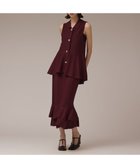 【グレース コンチネンタル/GRACE CONTINENTAL】のビジューニットベスト ボルドー|ID: prp329100004843712 ipo3291000000035789955