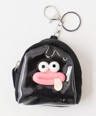 【ウィゴー/WEGO】のモンスタークリアリュックミニポーチ ブラック|ID: prp329100004843723 ipo3291000000035790096