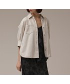 【グレース コンチネンタル/GRACE CONTINENTAL】のツイルハーフスリーブシャツ 人気、トレンドファッション・服の通販 founy(ファニー) ファッション Fashion レディースファッション Fashion for Women トップス・カットソー Cut & Sew Tops シャツ・ブラウス・オフィスカジュアル Elegant Blouses & Button-Ups ギャザー Gathered, Ruffled スリット Slit, Slit Detail スリーブ Sleeve, Long Sleeve / Short Sleeve タイトスカート Pencil Skirt, Tight Skirt ツイル Twist, Twisted Detail ハーフ Half, Half-Length ユーズド Used, Vintage-Look レース Lace, Lace Fabric 夏 Summer 春 Spring S/S・春夏 SS, Spring/Summer, Warm Season 羽織 Haori, Light Jacket thumbnail ベージュ|ID: prp329100004843754 ipo3291000000036030355