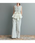 【グレース コンチネンタル/GRACE CONTINENTAL】のツイードイージーパンツ ホワイト|ID: prp329100004843767 ipo3291000000035790317