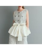 【グレース コンチネンタル/GRACE CONTINENTAL】のツイードコンビジレ ホワイト|ID: prp329100004843769 ipo3291000000035790337