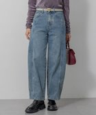 【組曲/KUMIKYOKU】の【加藤ローサさん着用】ライトデニムカーブパンツ ブルー系|ID: prp329100004843805 ipo3291000000035790118