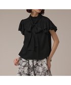 【グレース コンチネンタル/GRACE CONTINENTAL】のフリルボウタイブラウス 人気、トレンドファッション・服の通販 founy(ファニー) ファッション Fashion レディースファッション Fashion for Women トップス・カットソー Cut & Sew Tops シャツ・ブラウス・オフィスカジュアル Elegant Blouses & Button-Ups キュプラ Cupro, Eco Fabric クラシカル Classical, Vintage-Inspired スリーブ Sleeve, Long Sleeve / Short Sleeve フリル Frill, Ruffle 夏 Summer 春 Spring S/S・春夏 SS, Spring/Summer, Warm Season thumbnail ブラック|ID: prp329100004843810 ipo3291000000036255302