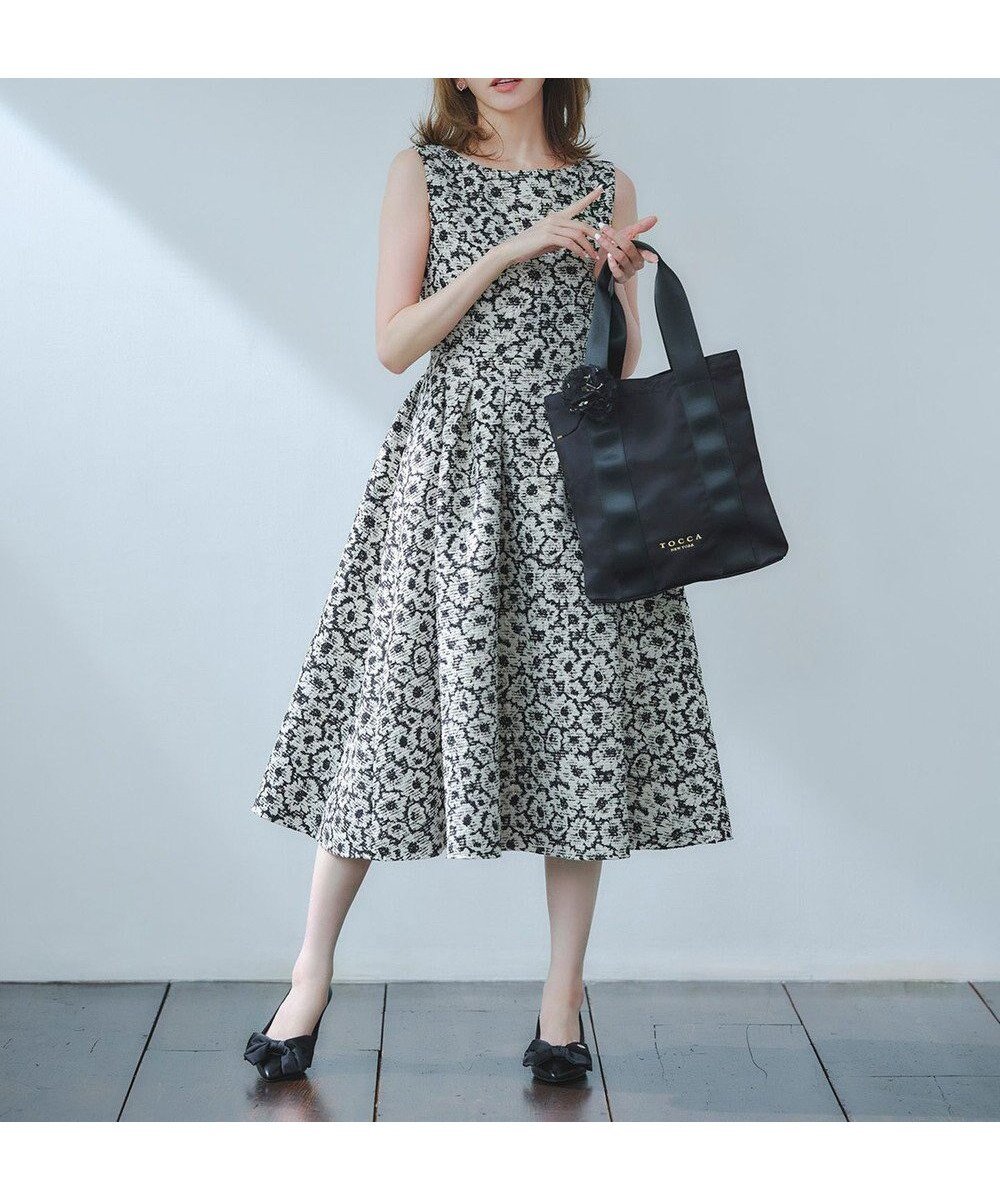 【トッカ/TOCCA】の【00サイズあり・消臭】MOONLIT FLOWER ドレス 人気、トレンドファッション・服の通販 founy(ファニー) 　ファッション　Fashion　レディースファッション　Fashion for Women　ワンピース　Dresses　フォーマル・パーティードレス・結婚式用ドレス　Elegant & Casual Dresses　クラシカル　Classical, Vintage-Inspired　ジャカード／ジャガード　Jacquard, Woven Pattern　ドレス　Dress, One-Piece　フィット　Fit, Slim Fit　フラワー　Flower, Floral　フレア　Flare, Flared　エレガント 上品　Elegant　A/W・秋冬　Autumn/Winter　 other-1|ID: prp329100004843833 ipo3291000000035467706