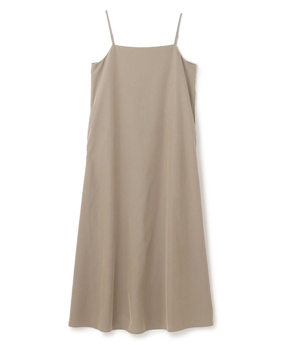 【アンフィーロ 自由区/UNFILO】のフィブリル キャミワンピース インテリア・キッズ・メンズ・レディースファッション・服の通販 founy(ファニー) 　ファッション　Fashion　レディースファッション　Fashion for Women　ワンピース　Dresses　キャミソールワンピース　Camisole Dresses　おすすめ　Recommended / Our Picks　キャミワンピース　Cami Dress, Slip Dress　ジャケット　Jacket, Outerwear　タートルネック　Turtleneck, High Neck　ドレープ　Drape, Draping Fabric　フレア　Flare, Flared　ヴィンテージ　Vintage Style　エレガント 上品　Elegant　夏　Summer　S/S・春夏　SS, Spring/Summer, Warm Season　A/W・秋冬　Autumn/Winter　ベージュ|ID: prp329100004843841 ipo3291000000035467763
