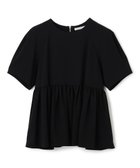 【ベイジ,/BEIGE,】の【洗える】ACHILLEA / ペプラムバックファスナーブラウス Black|ID: prp329100004843852 ipo3291000000035306752