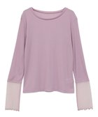 【アースミュージックアンドエコロジー/earth music&ecology】のシアースリーブプルオーバー 人気、トレンドファッション・服の通販 founy(ファニー) ファッション Fashion レディースファッション Fashion for Women トップス・カットソー Cut & Sew Tops シャツ・ブラウス・オフィスカジュアル Elegant Blouses & Button-Ups ロングTシャツ・Tシャツ Longline T-Shirts & Tees カジュアルプルオーバー・ニットトップス Pullovers & Knit Tops / Casual Pullovers カットソー・ベーシックTシャツ Cut-and-Sewn Tops / Stretch Tees & Basics おすすめ Recommended / Our Picks カットソー Cut and Sewn Top シアー Sheer, See-Through シンプル Simple, Minimal ジャケット Jacket, Outerwear ドッキング Docking, Mixed Material フィット Fit, Slim Fit ボトム Bottoms, Lower Wear ポケット Pocket, Pocket Detail A/W・秋冬 Autumn/Winter thumbnail Lavender|ID: prp329100004843860 ipo3291000000035676544