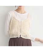 【アースミュージックアンドエコロジー/earth music&ecology】のフリンジニットビスチェ Ivory|ID: prp329100004843861 ipo3291000000036280980