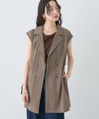 【アースミュージックアンドエコロジー/earth music&ecology】のショートジレンチ Check Brown|ID: prp329100004843945 ipo3291000000036304072