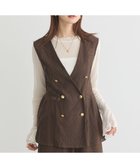 【アースミュージックアンドエコロジー/earth music&ecology】のレースジレ 人気、トレンドファッション・服の通販 founy(ファニー) ファッション Fashion レディースファッション Fashion for Women アウター Coat / Outerwear Collection トップス・カットソー Cut & Sew Tops ベスト&ジレ / 重ね着スタイル Vests & Gilets おすすめ Recommended / Our Picks エレガント 上品 Elegant セットアップ Set-Up, Coordinated Outfit ダブル Double, Double-Breasted ベスト Vest, Waistcoat ポケット Pocket, Pocket Detail レース Lace, Lace Fabric A/W・秋冬 Autumn/Winter thumbnail Mocha|ID: prp329100004843949 ipo3291000000036244712